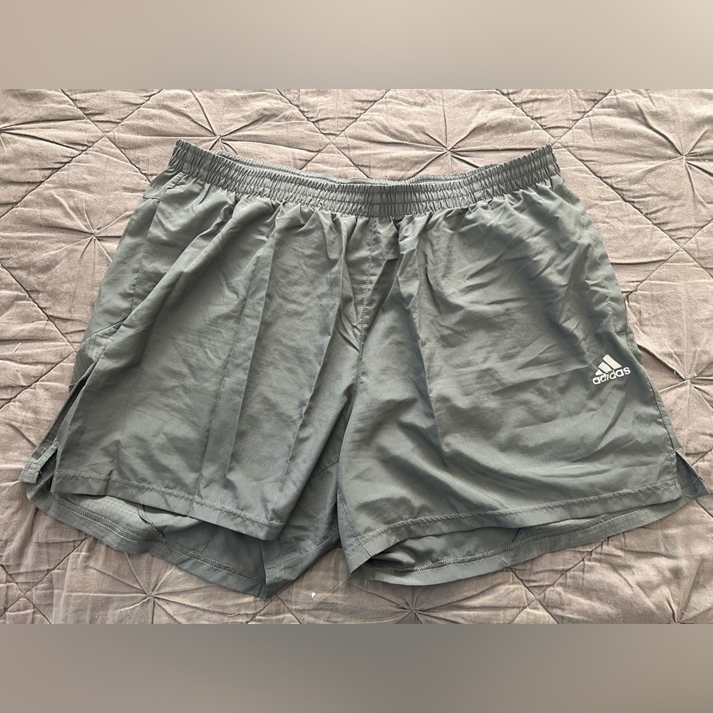 Adidas Mens Own the Run 5” Shorts XXL Gray